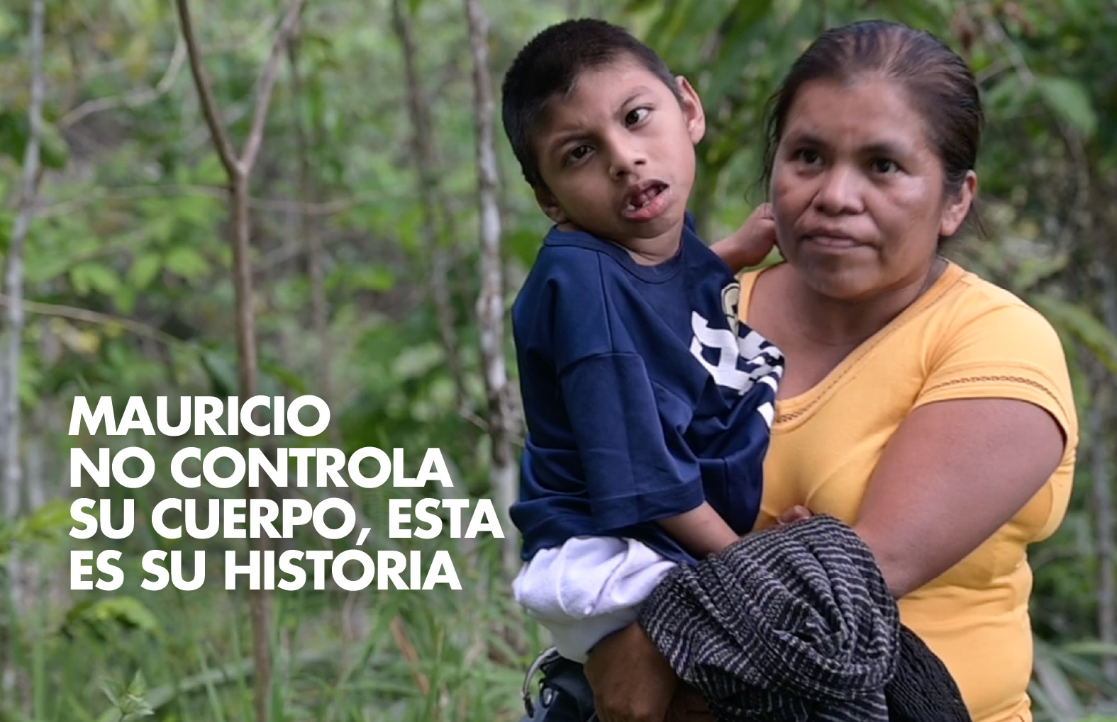 Mauricio tiene una discapacidad que le impide controlar su cuerpo. Conoce su historia